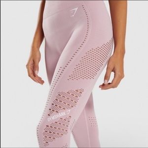 Gymshark Flawless Knit Tight- Washed Lavender Legging